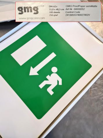 fogli grafici per uscita di emergenza usati - Foto 2
