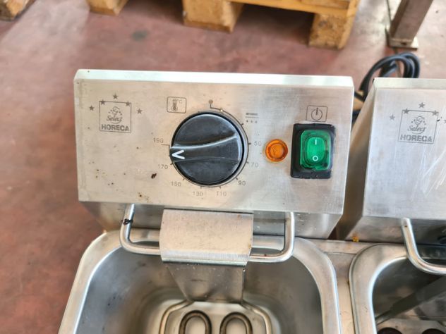 friggitrice inox doppia vasca usata - Foto 5