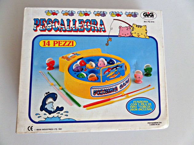 Giocattolo vintage " Pescallegra " GIG (anno 1991) ORIGINALE - Foto 6