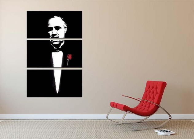 Quadro Il Padrino dipinto a mano Pop Art The Godfather