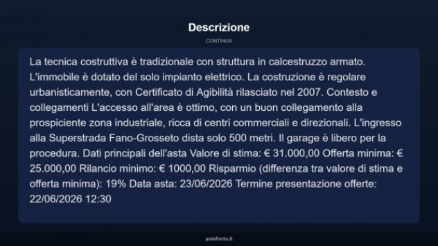 Immobile in asta di 38 m² in vendita a Fano - Foto 5