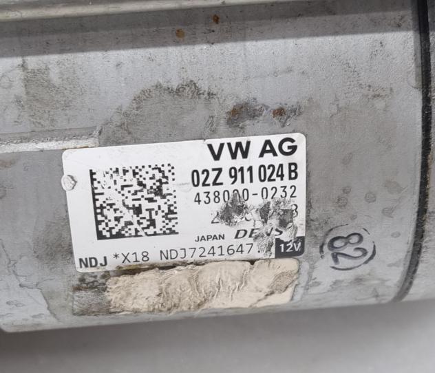 MOTORINO D' AVVIAMENTO VOLKSWAGEN Golf 7 Berlina 02Z911024B DDYA, DGTE Diesel 1600 (12) - Foto 3