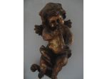 2 PUTTI ANTICHI DI LEGNO  BEN CONSERVATI.