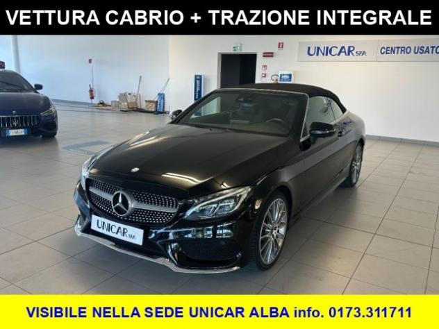 MERCEDES-BENZ C 220 2.100 DIESEL 170 CV PREMIUM CABRIO 4WD C.AUTO rif. 24198506