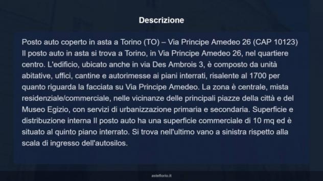 Immobile in asta di 10 m² in vendita a Torino - Foto 8