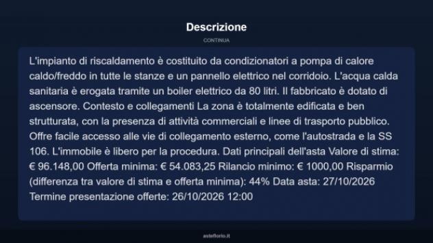 Immobile in asta di 160 m² con più di 5 locali in vendita a Villa San Giovanni - Foto 13