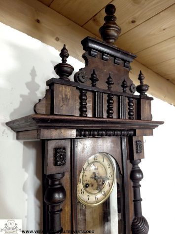 176393 Antico orologio a pendolo funzionante - Foto 8