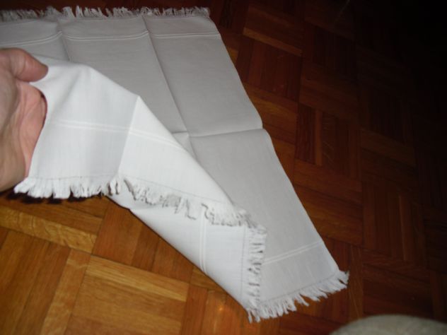 asciugamani spugna e lino - Foto 8