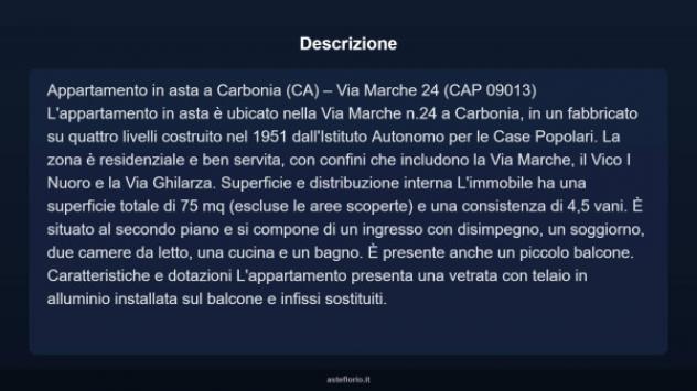 Immobile in asta di 75 m² in vendita a Carbonia - Foto 4