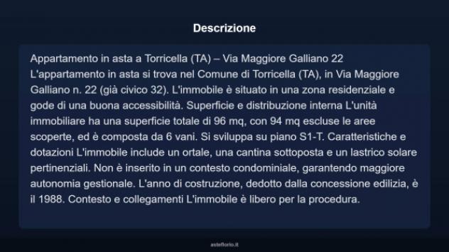 Immobile in asta di 96 m² in vendita a Torricella - Foto 4