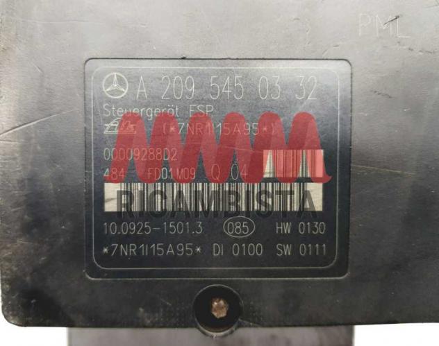 A2095450332 Mercedes Classe C220 CDI centralina gruppo pompa ABS ESP