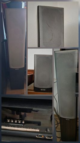 Altoparlanti Tannoy mx1 + amplificatore Harman Kardon
