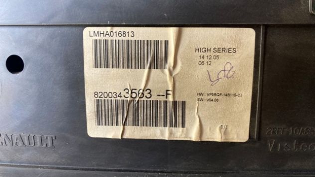 Quadro strumenti Renault Clio 3 1.2 benzina del 2009 (8200343563F) - Foto 4