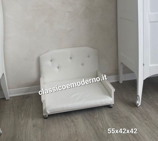 Lettino divanetto cuccia cane gatto ecopelle velluto su misura con spedizione - Foto 2