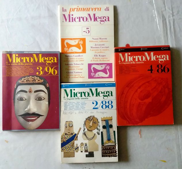 MICROMEGA-5 numeri del 1986,1988,1995,1996, 2000+2 supplementi