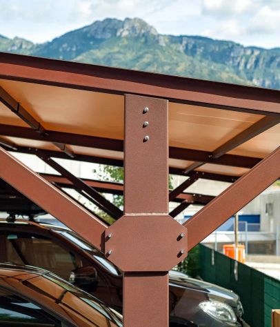 Pergola a scalzo su misura carport per auto moto camper contattaci - Foto 7