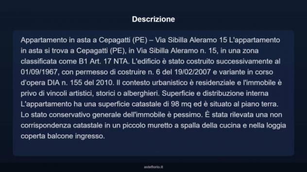 Immobile in asta di 98 m² in vendita a Cepagatti - Foto 4