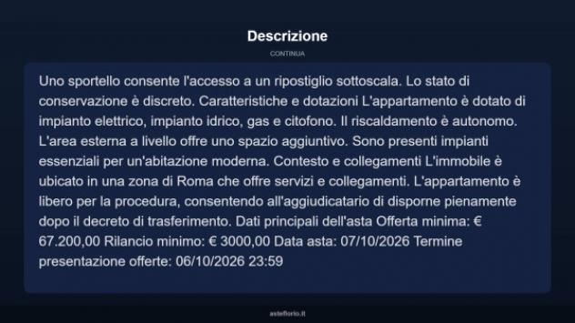 Immobile in asta di 77 m² in vendita a Roma - Foto 10