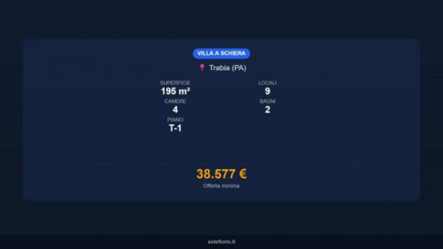 Immobile in asta di 195 m² con più di 5 locali in vendita a Trabia - Foto 16