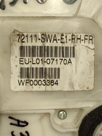 SERRATURA ANTERIORE DESTRA HONDA CR-V 4° Serie 72110SWAP03 72111-SWA-E1 N22A2 (0712) - Foto 4