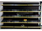 SCAFFALE FRUTTA IN FERRO NERO DA 303 CON PIANO BASE 50 PIANI DA 50 E PIANO MARK