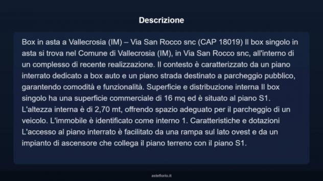 Immobile in asta di 16 m² in vendita a Vallecrosia - Foto 10