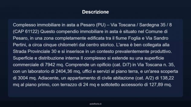 Immobile in asta di 7942 m² in vendita a Pesaro - Foto 4
