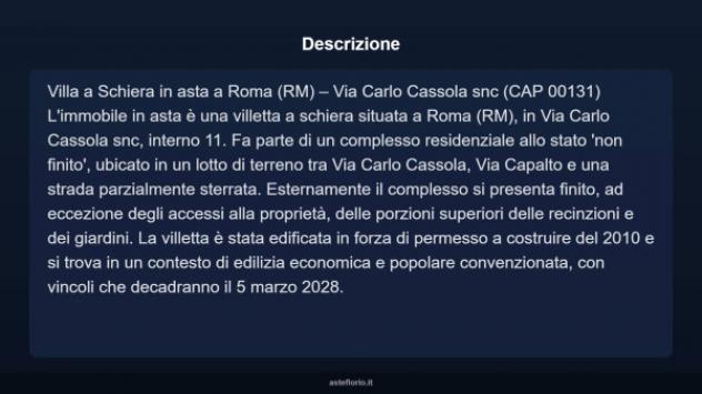 Immobile in asta di 102 m², box auto in vendita a Roma - Foto 3