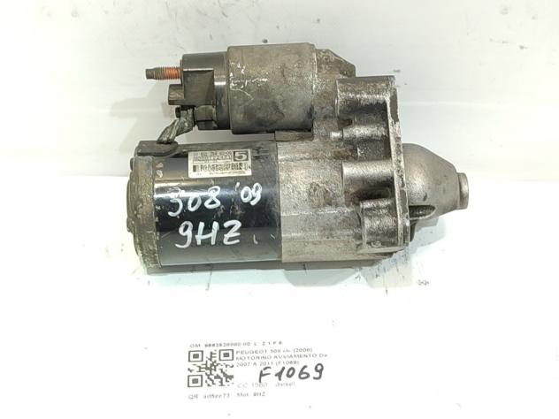 MOTORINO D' AVVIAMENTO PEUGEOT 308 Serie 9663528880-00 9HZ diesel 1560 (0714) - Foto 2
