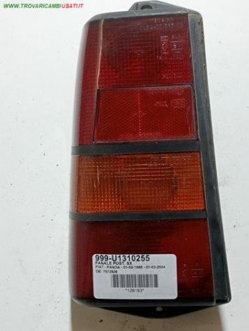 FANALE POST. SX 999-U1310255 Parti elettriche Fanaleria Fanali Fanale post. sx. FIAT - PANDA - 01-02-1986 - 01-03-2004
