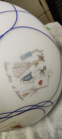 Artistico lampadario vetro lavorato - Foto 3