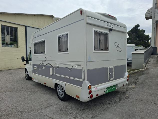 CAMPER RIMOR FORD SEMINTEGRALE 6 POSTI DINETTE LETTO FRANCESE CLIMATIZZATORE FOTOVOLTAICO GEMELLATO POSTERIORE CAMPEGGIO USATI GENERALI 1679 - Foto 3