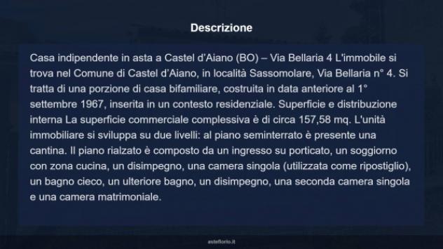 Immobile in asta di 157 m² con più di 5 locali in vendita a Castel d'Aiano - Foto 10