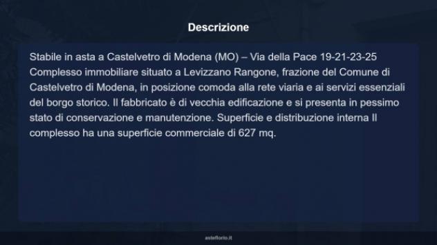 Immobile in asta di 627 m² con più di 5 locali in vendita a Castelvetro di Modena - Foto 16