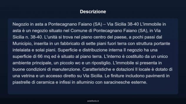 Immobile in asta di 66 m² in vendita a Pontecagnano Faiano - Foto 3