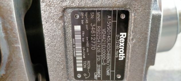Pompa Rexroth A15VSO145LRDGH6B0V/10MRVD4A21EU0000-0 - Foto 3