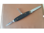 coltellino a 2 lame + cavatappi vintage anni 40 50 buono othello wingen solingen