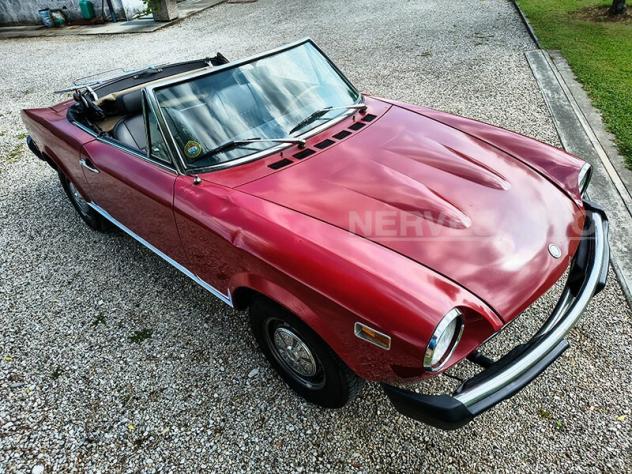 Fiat 124 Spider 1800 Rossa Interni Neri CRS Anno 1975 - Foto 3