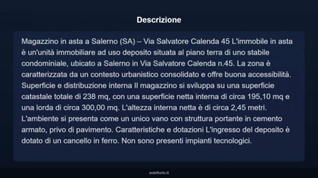 Immobile in asta di 238 m² in vendita a Salerno - Foto 4