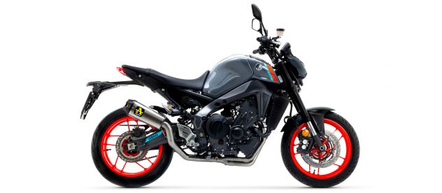 Terminale di scarico per Yamaha Mt 09 Mivv X-M1 Oval Suono Akrapovic titanio - Foto 6