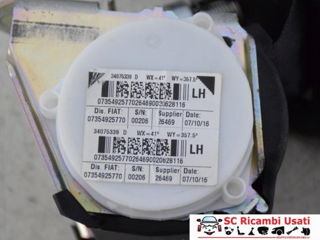 Cintura Di Sicurezza Posteriore Sinistra Fiat 500 735492577 - 30345 - Foto 2