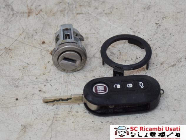Blocchetto Accensione Con Chiave Fiat 500 51800628 - 30397 - Foto 3