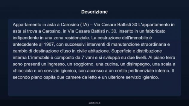 Immobile in asta di 130 m² con più di 5 locali in vendita a Carosino - Foto 3