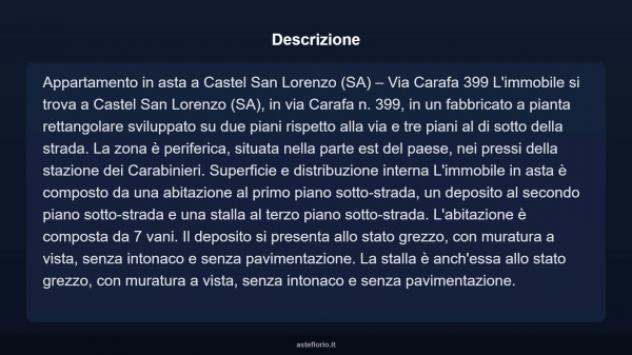 Immobile in asta di 126 m² con più di 5 locali in vendita a Castel San Lorenzo - Foto 17