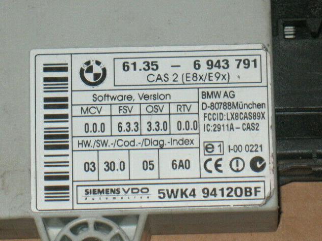 5WK494120BF BODY BMW SERIA 3.3 5WK494120BF 5WK49412OBF 61356943791 - Foto 2