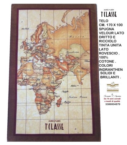 TELO SPUGNA ALVIERO MARTINI CM. 170 X 100 GEOS