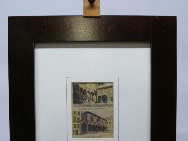 Palazzo del Consiglio quadro vecchia verona epoca noce 800' - Foto 4