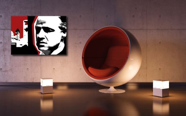 Quadro Il Padrino dipinto a mano The Godfather