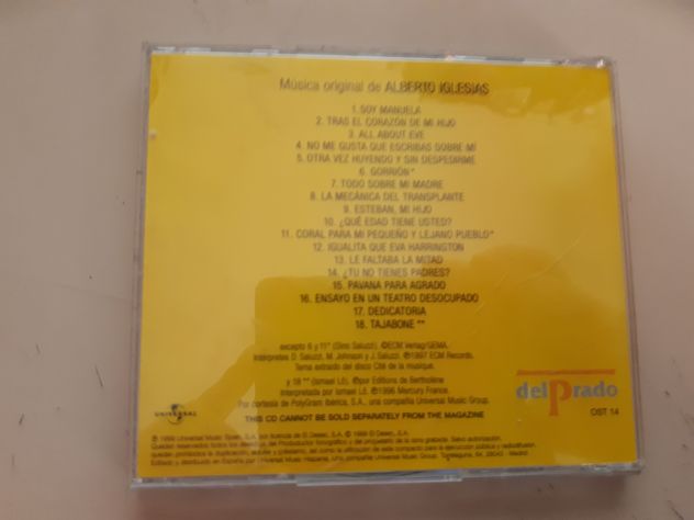 CD Todo Sobre Mi Madre - Foto 2