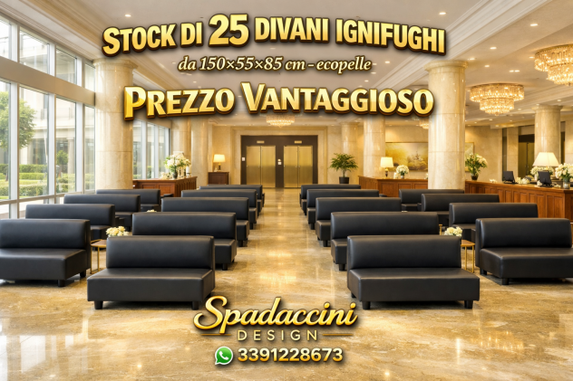 STOCK DI 25 DIVANI IGNIFUGHI - Foto 3